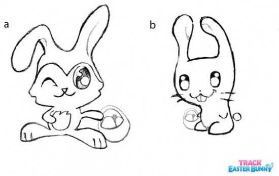Track Easter Bunny Concept art