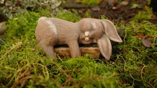 Easter Bunny sleeping
