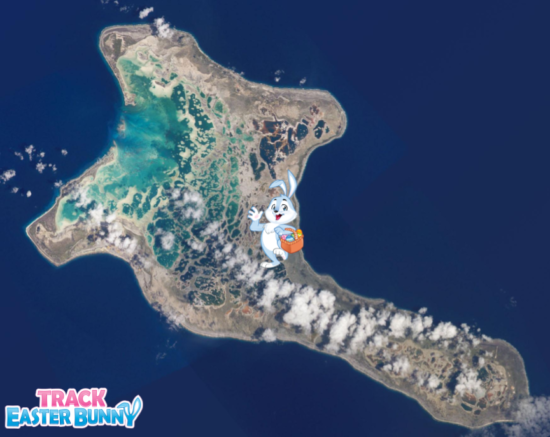 Easter Bunny on Christmas Island