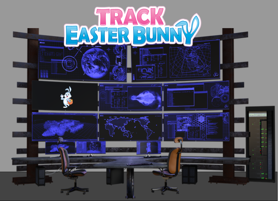 Track Easter Bunny Headquarters