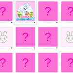 Track Easter Bunny Memory Game